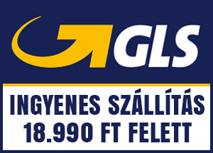 Ingyenes kiszállítás 18.990 Ft feletti rendelésnél a GLS futárszolgálattal.
